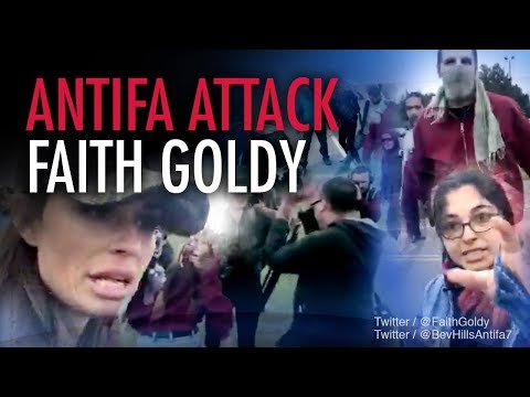 Media stands with Antifa in violent attack on Faith Goldy
