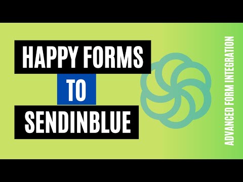 Connect HappyForms to Sendinblue Easily ! Best Plugin!