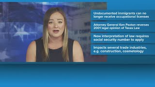 Texas Attorney General issues legal opinion restricting occupational licenses