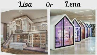 Lisa or lena💕(aesthetic room, bedroom and furniture decor) pick one game screenshot 1