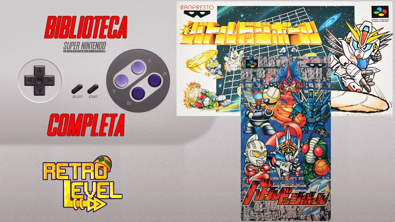 Battle Dodgeball + Battle Dodgeball II Biblioteca COMPLETA do Super