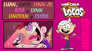 Video thumbnail of "Canciones, Una Casa de Locos - Luan, Lucy, Lynn Jr, Rita y Lynn, Lincoln y Clyde (Español de España)"
