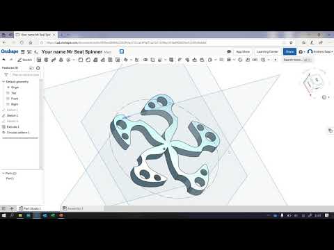 OnShape Spinner Guide 2 - Using a circular array