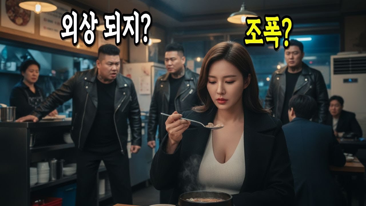 순대국집에서 행패 부리던 조폭들, UDT 특임대 출신 여성에게 참교육 당하다 l오디오북l감동l사연l노후지혜l실화