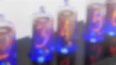 IN-8-2 Blue Dream Nixie Clock Demo #1