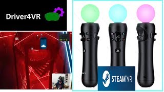 How To Use Psmove Controller At Steam With Drive4Vr - Steam Vr - English Version