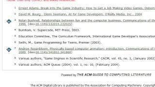 How to use the ACM Digital Library