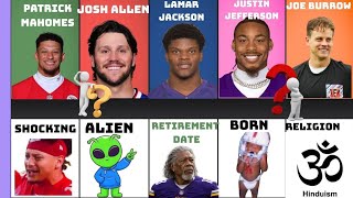 Patrick Mahomes vs Josh Allen vs Lamar Jackson vs Joe Burrow vs Justin Jefferson