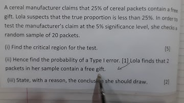 TKMaths A Level Maths S2 Hypothesis Tests 2