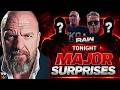 5 WWE RAW MAJOR SURPRISES TONIGHT 
