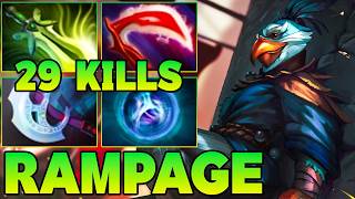 Rampage + 29 Kills Kez Dota 2 !! Dota 2 Kez Safe Lane Gameplay Build Guide Tutorial 7.41
