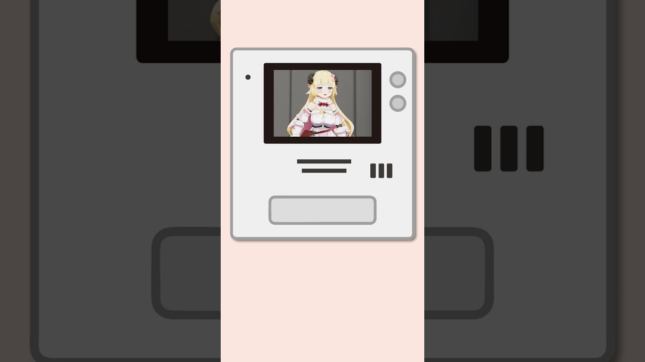 インターホンの録画に残っていた羊の悪行ｗｗｗ【 #今日のわため 】 #shorts #hololive #vtuber