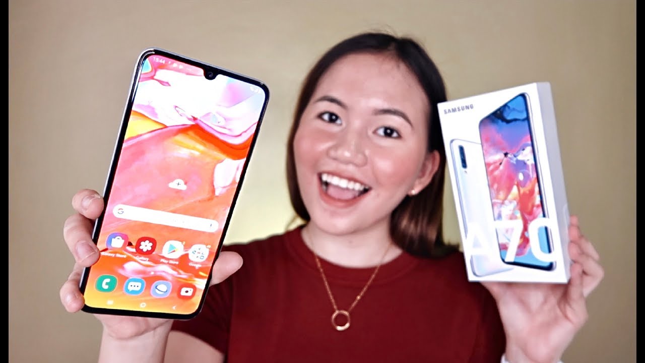 SAMSUNG GALAXY A70 UNBOXING \u0026 REVIEW