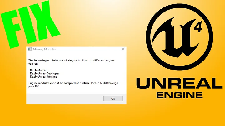 Fix "Missing Modules" and Updating UE4 Plugins
