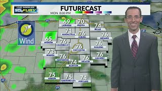 Scattered rain chances increasing