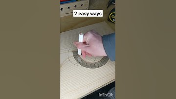 2 easy ways to draw a circle Quickly #howto #diy #circle