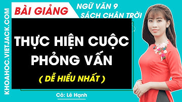 Thực hiện cuộc phỏng vấn | Ngữ văn 9 - Chân trời sáng tạo (DỄ HIỂU NHẤT)