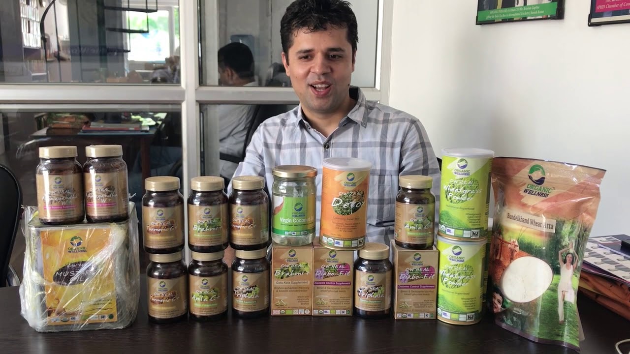 Mr Kapil sharing his experience of using Organic Wellness range of