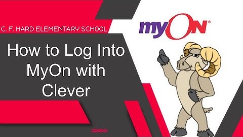 How to Log Into MyOn with Clever