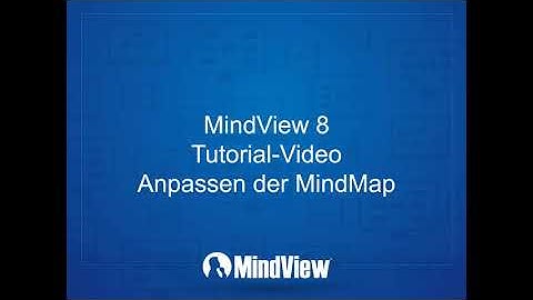 MindView 8 - Anpassen der MindMap