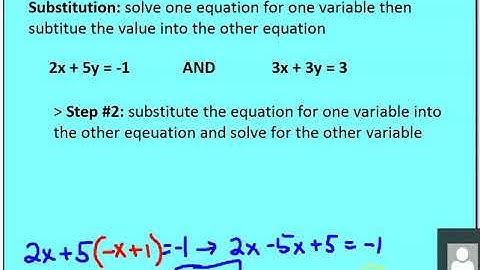 1 4 Solving Linear Systems Algebraically