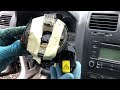 How to remove clock spring airbag spiral cable VW Golf Mk5, Rabbit, Jetta in 10 steps