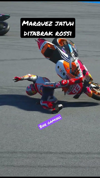 Marquez vs Rossi berakhir jatuh