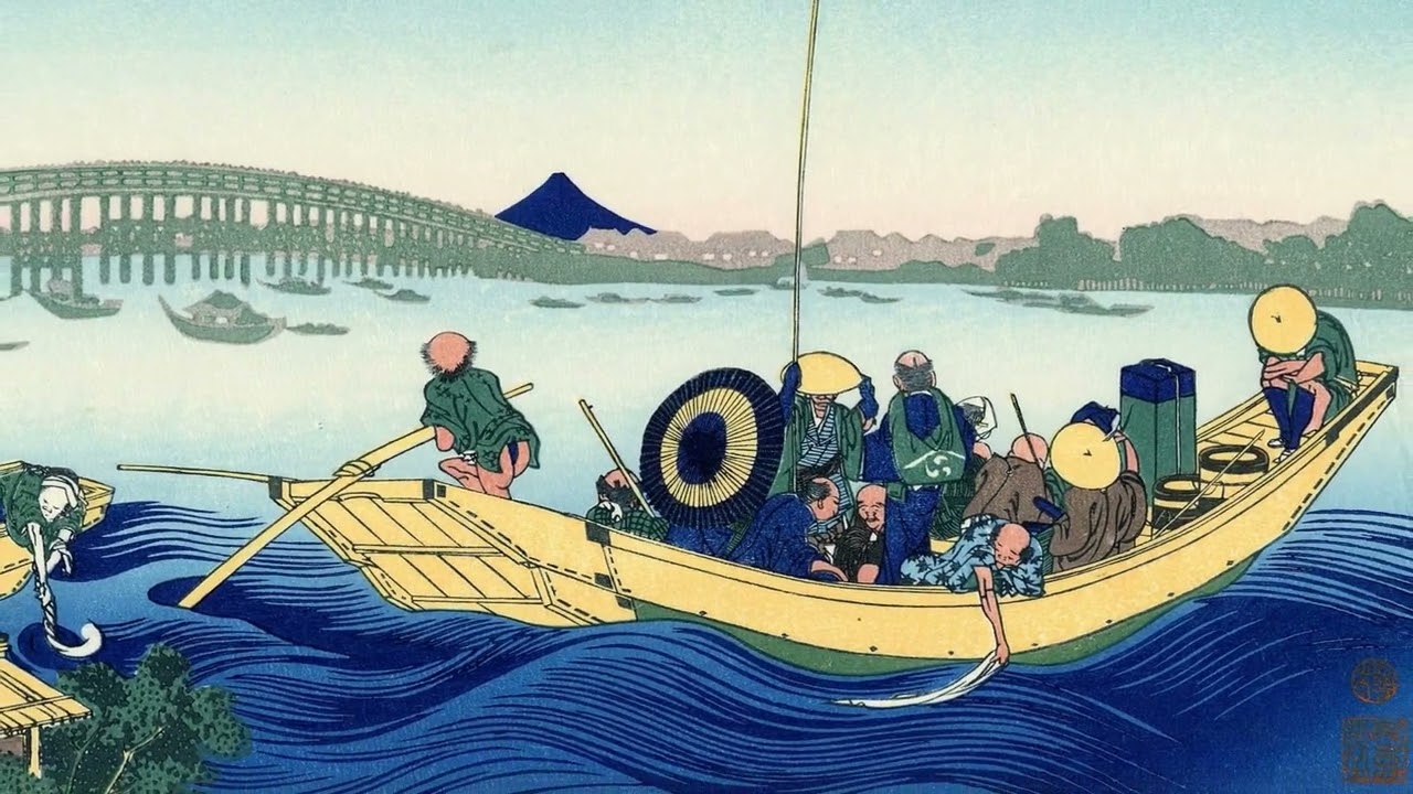 The Thirty-six views of Mount Fuji By Hokusai【NO SOUND slide show