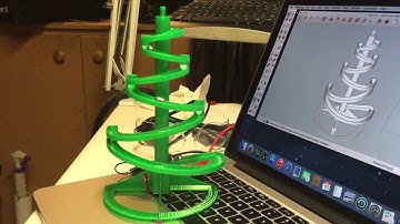 A Merry Marblevator Christmas Tree, high speed break in