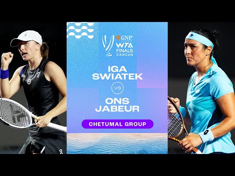 Iga Swiatek vs. Ons Jabeur | 2023 WTA Finals Group Stage | WTA Match Highlights