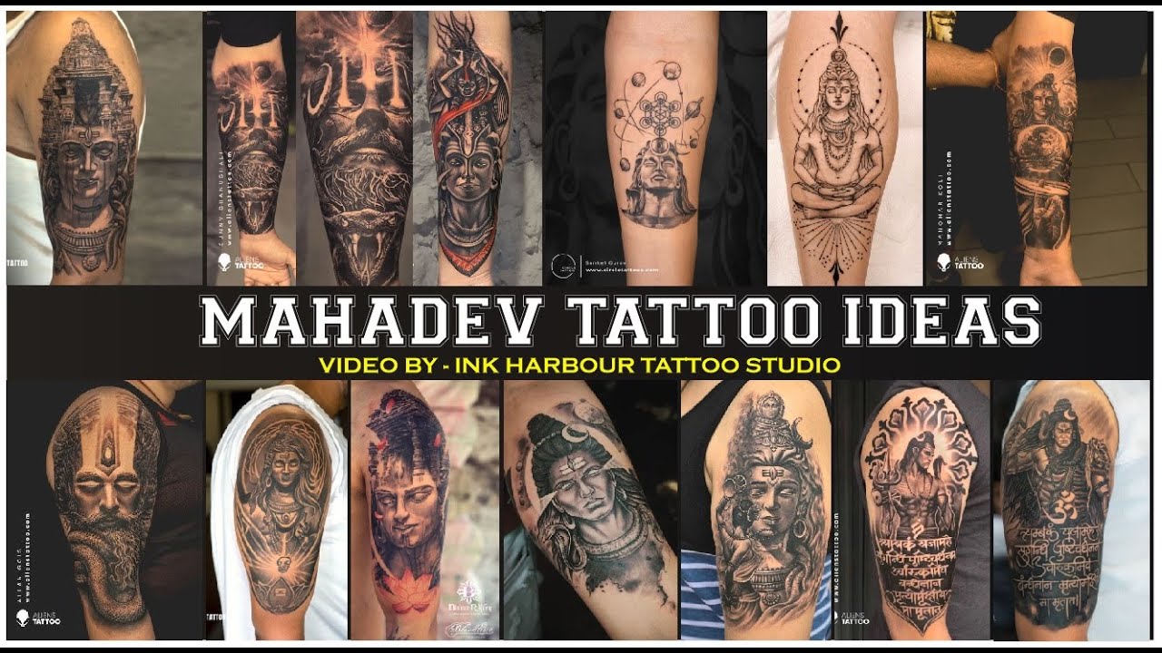 Shivling with Nandi Tattoo Gods Shiva For Waterproof Male and Female T –  Temporarytattoowala