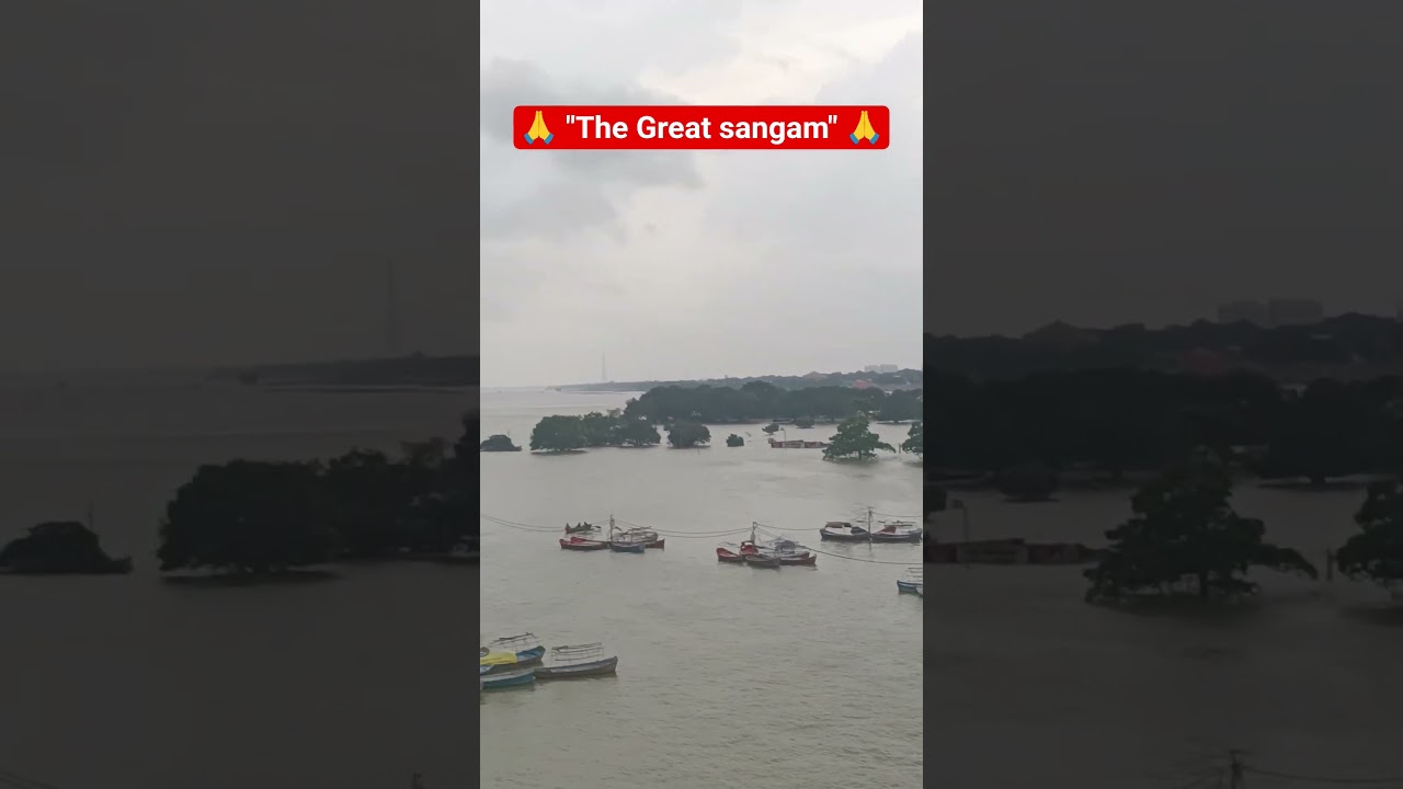 🙏 'Mahakumbh' The Great sangam Area in Ganga water🙏