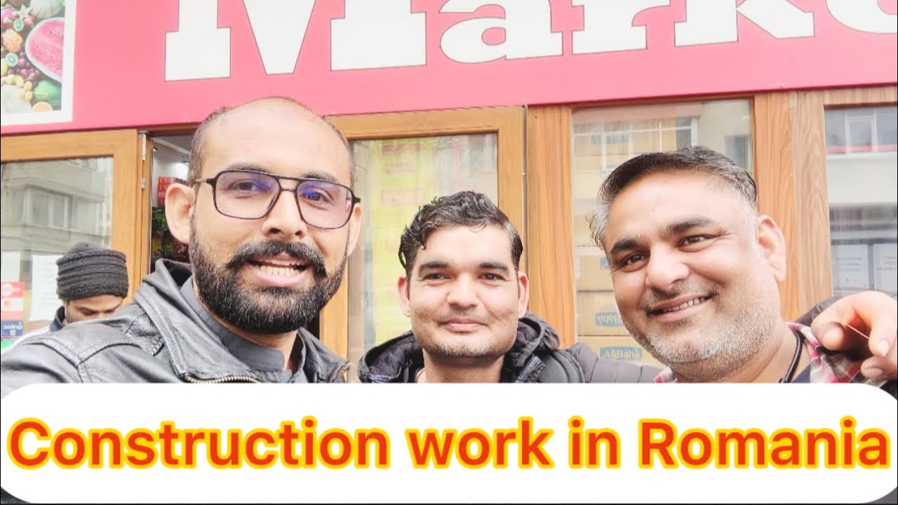 Construction work in Romania|| Interview with Indian brothers || Romania | Salary | Moazzam sahi |