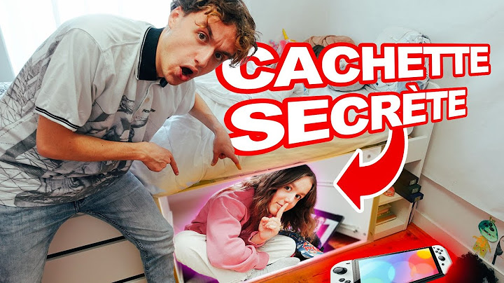 UNE CACHETTE SECRÈTE SOUS MON LIT !