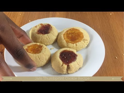 Jam Thumbprint Cookies : Shortbread thumbprint cookies : Easy thumbprint cookies