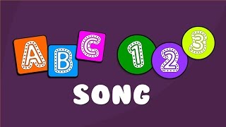 ABC 123 Song | The Alphabet Numbers Song Compilation | Learning Alphabet and Numbers for Kids Resimi