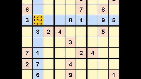How to Solve Washington Times Sudoku Difficult August 10, 2021