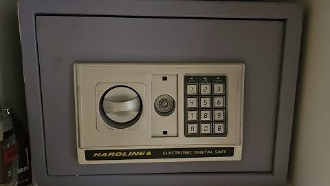 Digital Safe Password Reset & Batteries Change