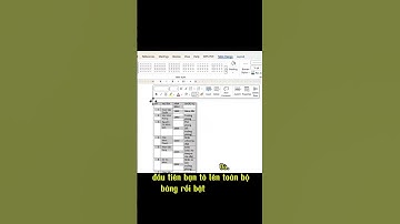 Cách căn chỉnh bảng trong word siêu nhanh #tinhocvanphong #excel #word  #exceltips #xuhuong