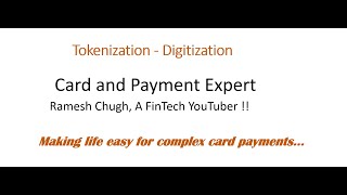 What is Tokenization   What is digitization   Token Provisioning   Part 1   Chapter 19