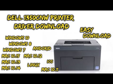 Dell 1350cnw Printer Driver Download