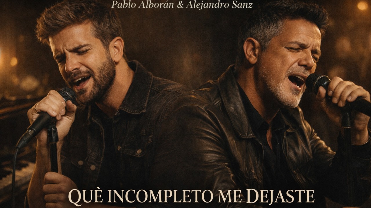 Qué Incompleto Me Dejaste | Alejandro Sanz y Pablo Alborán