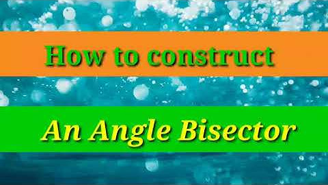 Class 6 Maths Chapter 2 Angles Angle Bisector