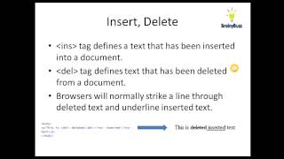 9  HTML Formatting   Part 4
