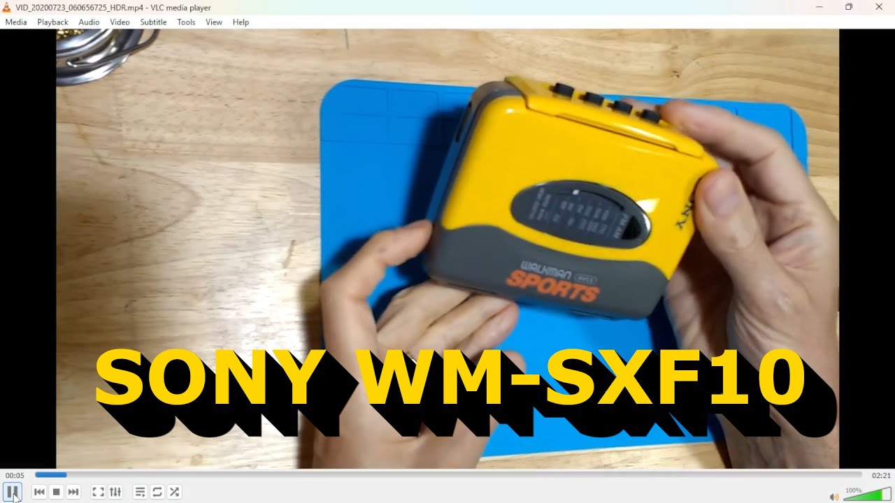 SONY WM-SXF10 Sports Walkman - belt replacement - YouTube