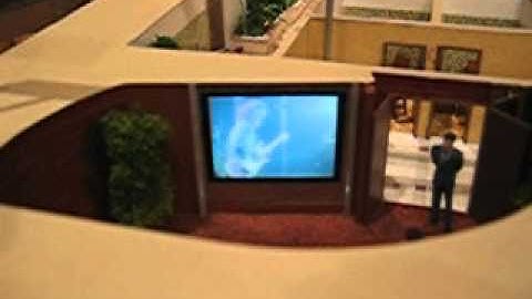 RJ Models - Architectural Model - Club House Interior Model Featuring Dynamic Theatre Effect