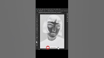 Photoshop Pencil Sketch effect tutorial #shoertsvideo
