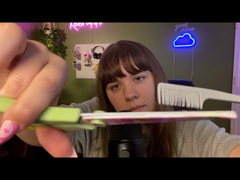 ASMR fast haircut and style ✂️