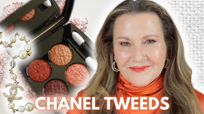 NEW CHANEL LES 4 OMBRE TWEEDS, Brun Et Rose Quad, Makeup Over 50