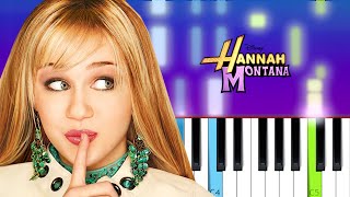 Hannah Montana - The Best Of Both Worlds (Piano Tutorial)